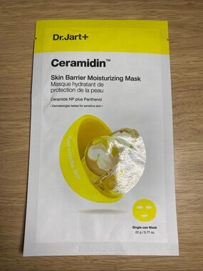 Dr. Jart+ Ceramidin Skin Barrier Moisturizing Mask - Yellow